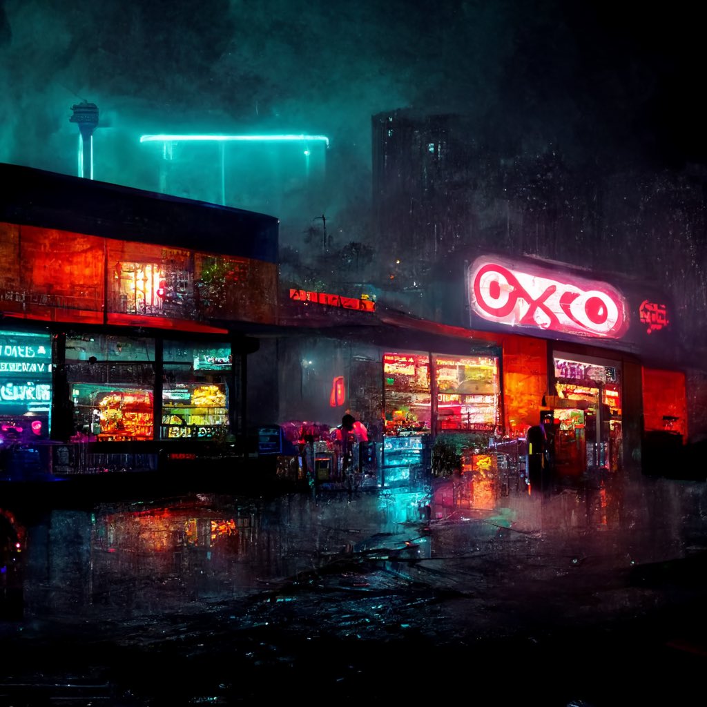 lapetitemachine's tweet photo. le pedí a una IA que imaginara a la CDMX del año 2049 y este fue el resultado: https://t.co/uLoWxnJQJp
