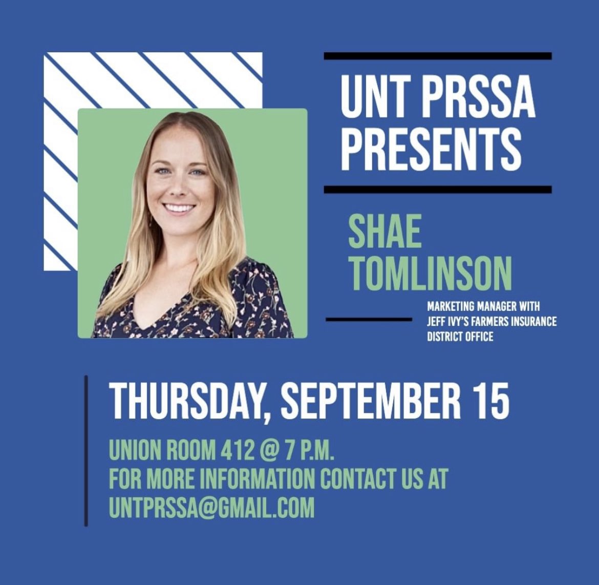 UNTPRSSA's tweet photo. Who’s ready for our introductory meeting this Thursday?! Come learn about how awesome PRSSA is, and chat with our first guest speaker of the semester. We can’t wait to see you all there! 💚🦅 https://t.co/R0nSsBl9yt