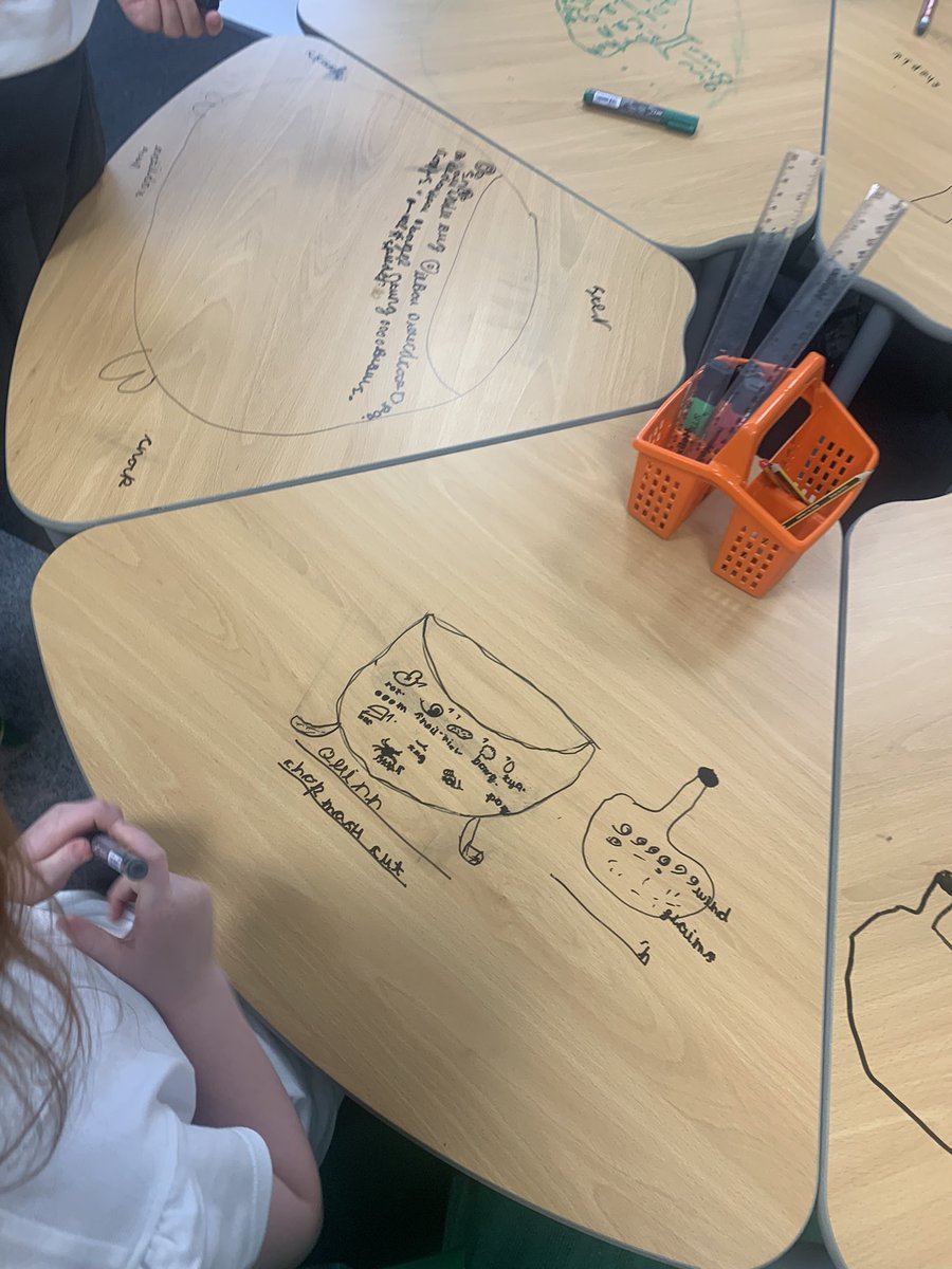 MissBrady20's tweet photo. An excellent “hook” into our English focus for the half term. Year 2 used their imagination to come up with ingredients for their own “marvellous medicines”. We then discussed the verbs we would use to create our weird and wonderful mixtures. @ElementsSchool @MissEmilyWade https://t.co/W49HvlBCkH