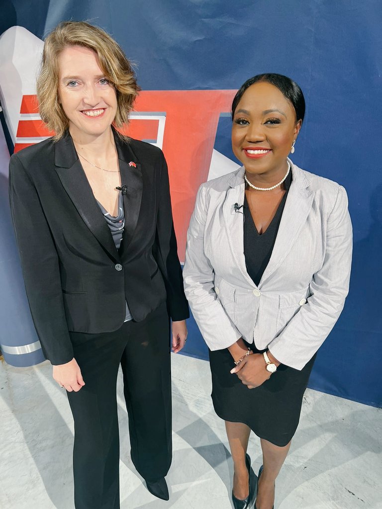 KimberlyDeSou19's tweet photo. Always a pleasure to host British High Commissioner to T&T, H.E @harryvx on the #NowMorningShow who reminisced about Queen Elizabeth II & her visits to T&T. Missed the episode? Click the link below:
https://t.co/USackPNs1e
#TrinidadandTobago
#foreignaffairs
#KimberlyDeeHost https://t.co/c2L52Rvc7E