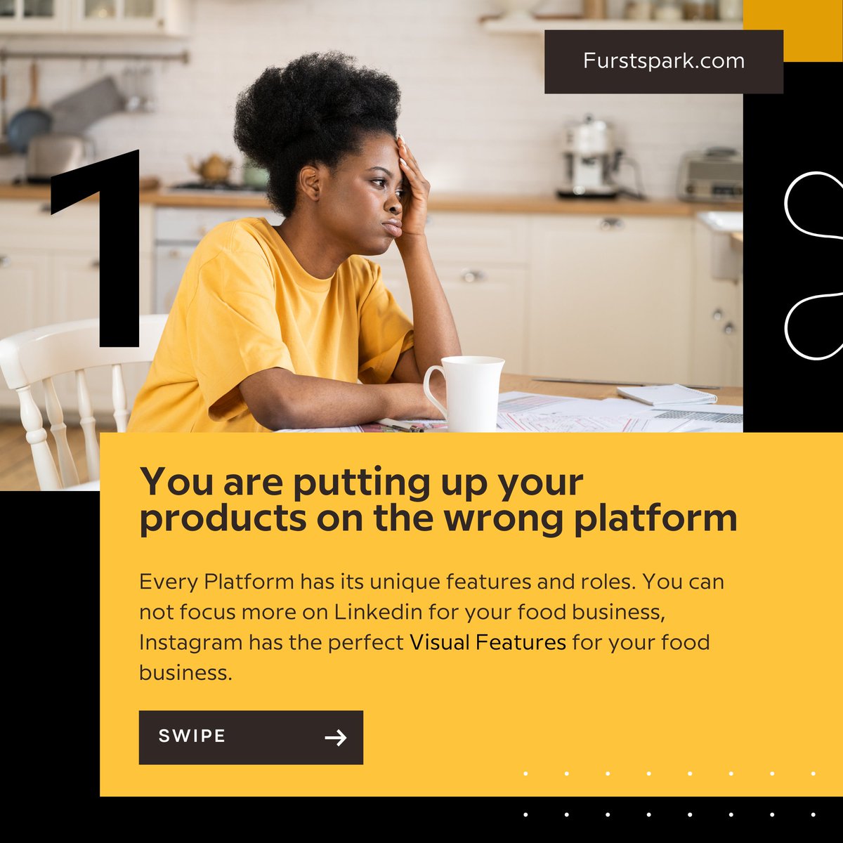 FurstSparkHQ's tweet photo. Worried about why your efforts on getting more sales or the right audience prove futile?

You must have been doing one of these things, especially Number 3.  

You can easily improve your strategies with these tips we just curated. Also, do well by sharing with startups you love https://t.co/TH1SKejJcf