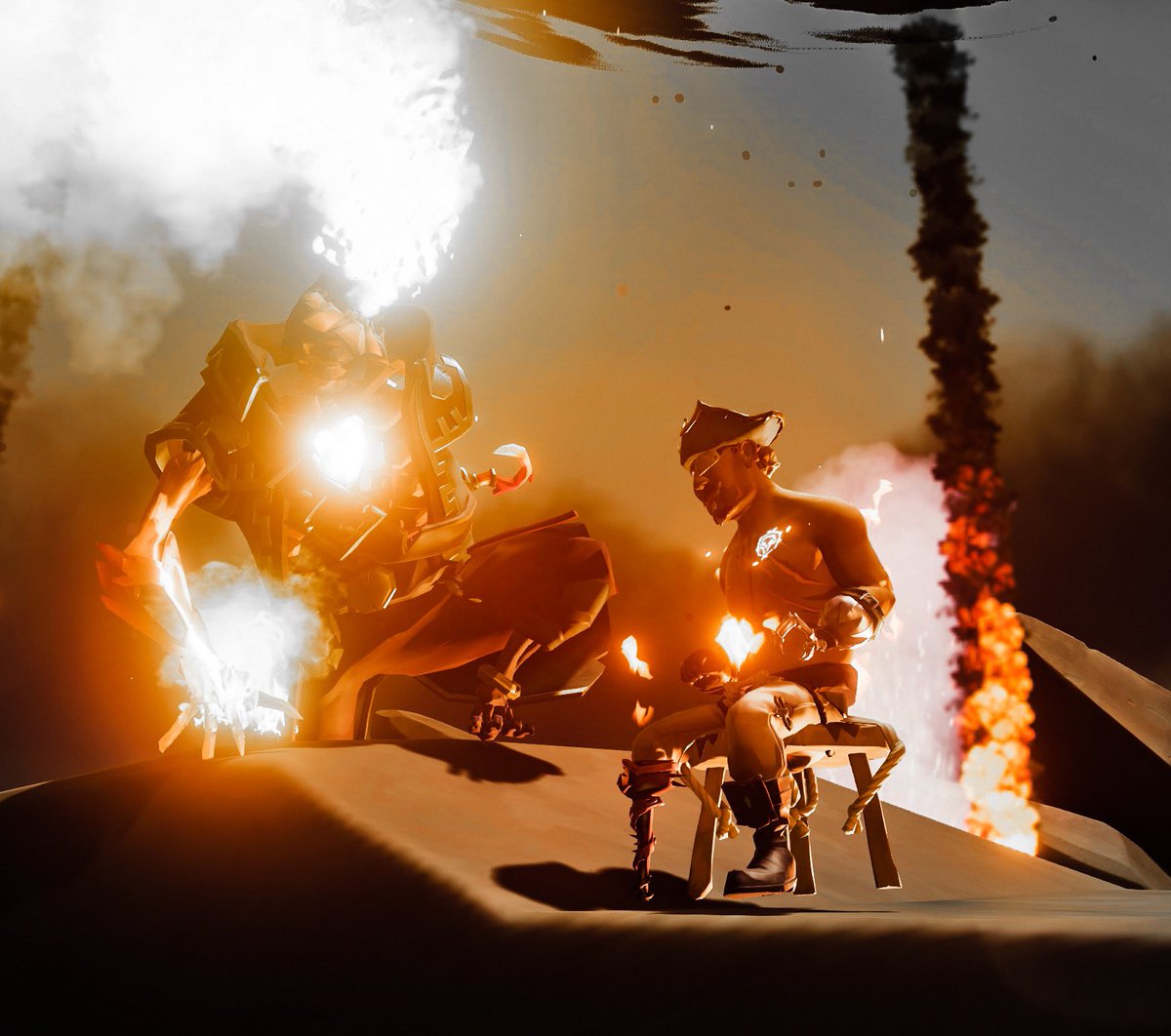 Capt_Ballzonia's tweet photo. Best seat in the house π₯πͺ @SeaOfThieves #SotShop #StoolsNotRules πͺ https://t.co/eml8HtRBhw