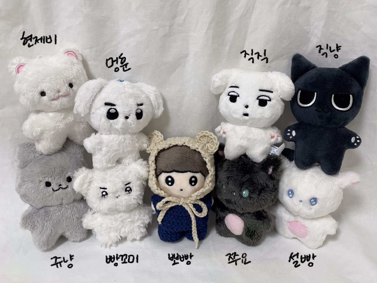 hoonvis_'s tweet photo. 아래의 인형들과 한쨩 달곰이 빵찌 마물쭈(15cm) 사이즈까지 제작 가능합니다 ~! 주문 전 디엠 부탁드려요♡ https://t.co/onQ720p7Be