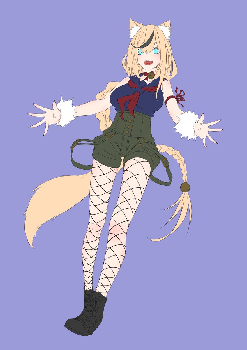 「新規が描き終わるまでまだかかりそうなので創作落描きを上げて寝る 」|ケルのイラスト
