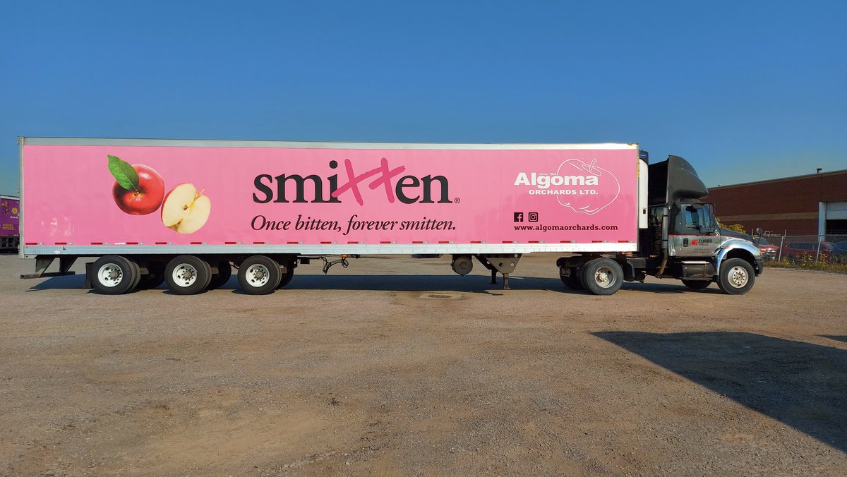 bigrigwraps's tweet photo. #JustWrapped Check out the beautiful wraps we just installed for Algoma Orchards Gourmet Market! π
#movingbillboard #webuildbrands #apples #gourmetapples #ooh #transporttruckadvertising #algomaorchards #bigrigwraps https://t.co/f3JyUpbQpb