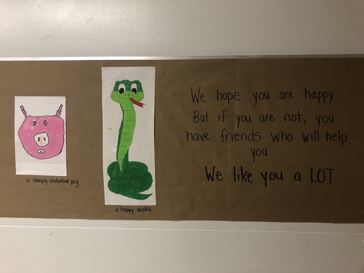 Room 11 is getting in touch with our feelings and our animal instincts. #cvs #socialemotionallearning