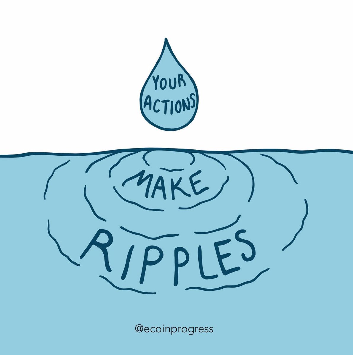 OurEarthEvryDay's tweet photo. Thank you @ecoinprogress for this beautiful image and reminder: “Your actions make a difference even if you don’t see it right away.” Keep those ripples of positivity flowing! We’re even more effective at creating positive change when we do this together. https://t.co/JXtTgiBdch