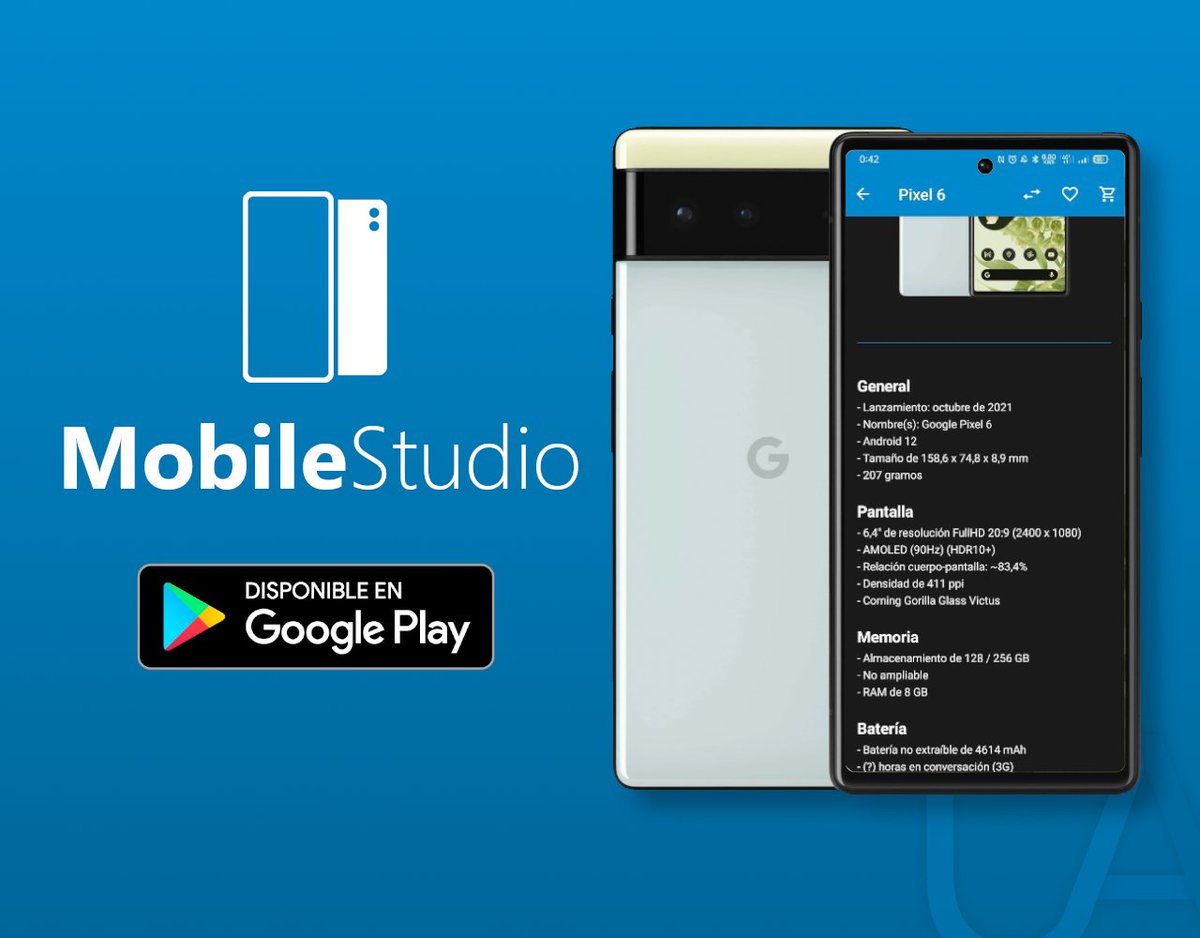 🔵🔴🟡🔵🟢🔴

- Consulta sus especifiaciones en Mobile Studio: