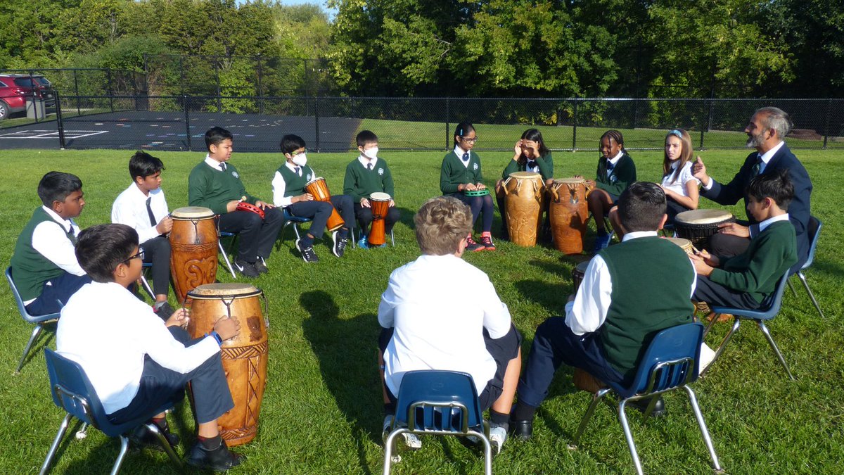 Rowntree is alive with the sound of music! 🎵

Last week, 'Mr. B' led an outdoor world drumming class teaching youth about team building and listening skills within music. #ISPSchools #Rowntree #AmazingLearning

Learn more about the RMS difference: bit.ly/3U3H0kn