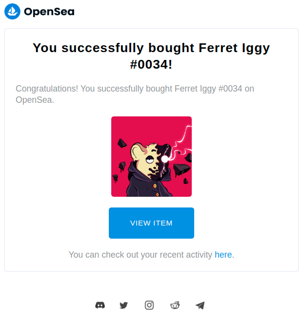 wiseslothclub's tweet photo. We just bought this beautiful NFT from @ferretiggy 😍
I love your collection, keep going! 💪❤️
Don't forget to follow @ferretiggy and check out the collection: https://t.co/abiqWWc5m3 ✅
#NFTCommunity #NFTs #wiseslothclub #thinkerz https://t.co/Fn5Bx5dU6L
