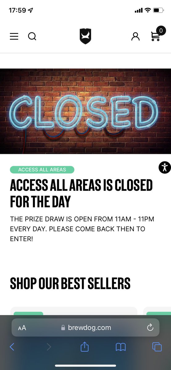 DaveWilliams740's tweet photo. @BrewDog open 1100-2300 yet closed at 1755 🤔 https://t.co/rxktl4XkES