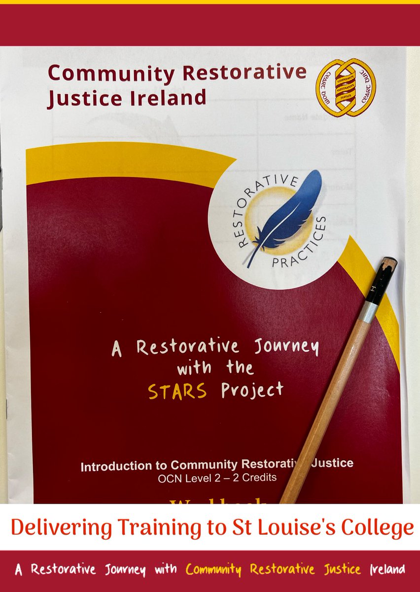 CRJIcentral's tweet photo. STARS Mentors &amp; Training Officer delivering training to @stlouises_cc staff today. We are so thrilled to begin this restorative justice journey 👏🏻👏🏻 @LeontiaMc @Legend_dray @michaeloh67 @endingtheharm @ExecOfficeNI @sineadbarr @Meibh4 https://t.co/7fORHGvBZT