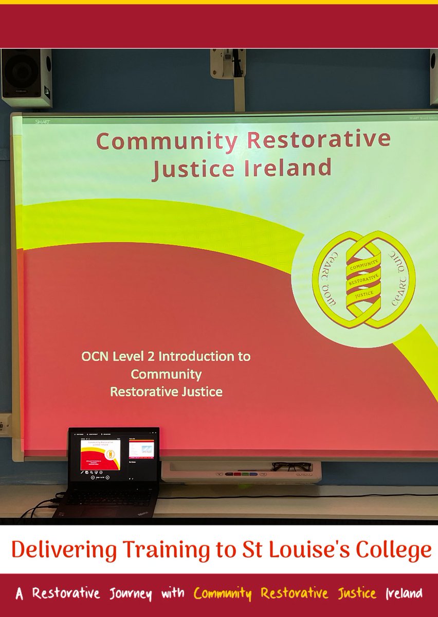 CRJIcentral's tweet photo. STARS Mentors &amp; Training Officer delivering training to @stlouises_cc staff today. We are so thrilled to begin this restorative justice journey 👏🏻👏🏻 @LeontiaMc @Legend_dray @michaeloh67 @endingtheharm @ExecOfficeNI @sineadbarr @Meibh4 https://t.co/7fORHGvBZT
