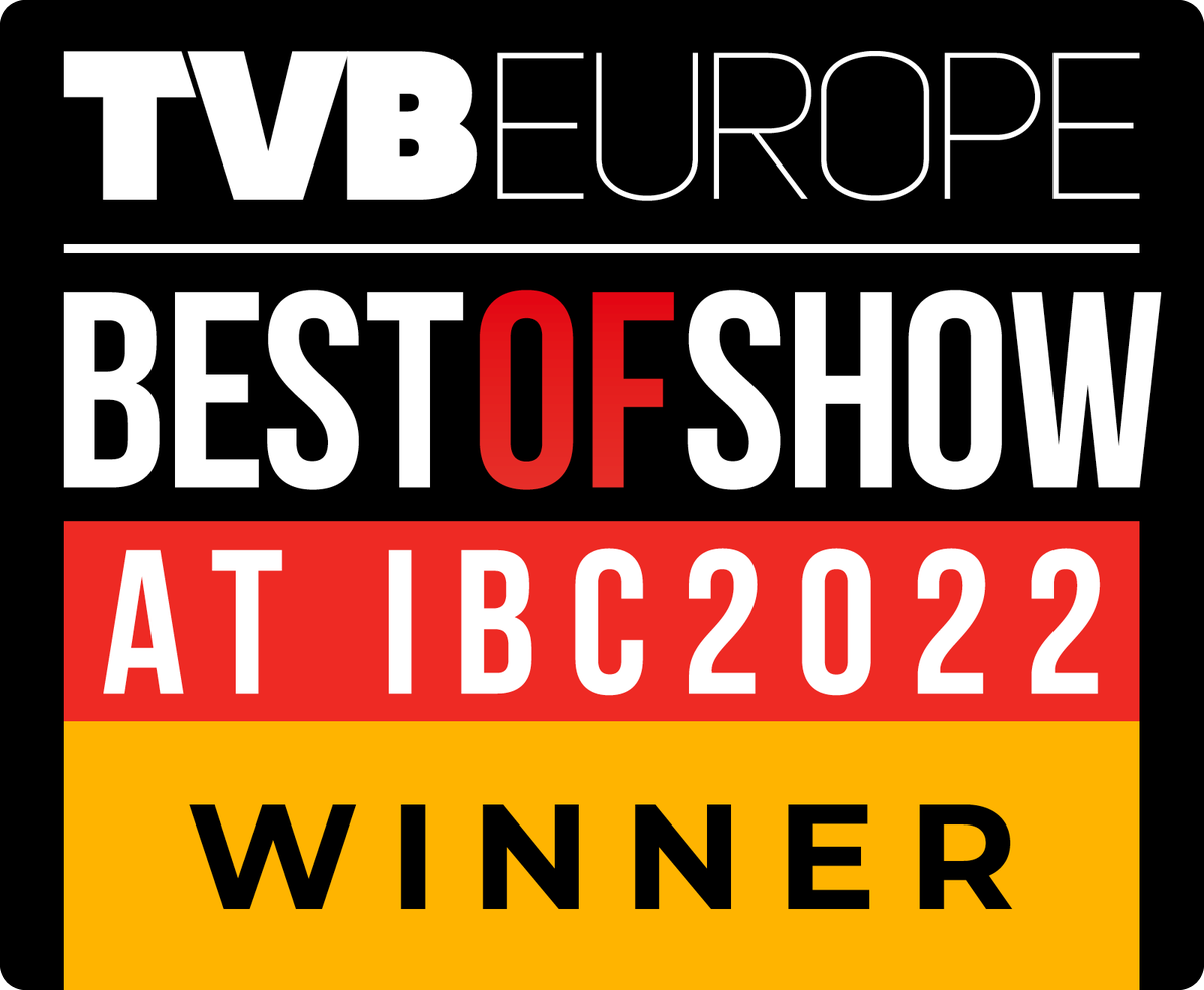 ross_video's tweet photo. That’s all, folks! We had an incredible #IBC2022. Thank you for sharing your time with us.
We’re thrilled to say that our #Ultrix FR12 received a @TVBEurope Best of Show Award at @IBCShow. 🏆
Find us at another event near you. 👋🏼 https://t.co/6mlHtLhbE0 https://t.co/EnLH3yIPWb
