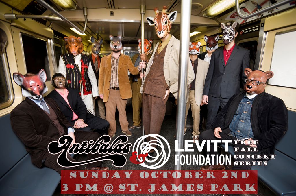 levittsanjose's tweet photo. SPECIAL ANNOUNCEMENT! Antibalas will be the FIRST Sunday headliner for the Levitt San Jose Fall Concert Series @StJamesPark 

Join us Sunday, October 2nd, at 3 PM for a FREE concert, food vendors &amp; community @levittsanjose @levittfoundation #Afrobeat #FuChronicles #MusicMoves https://t.co/ndlcO0Ygbe