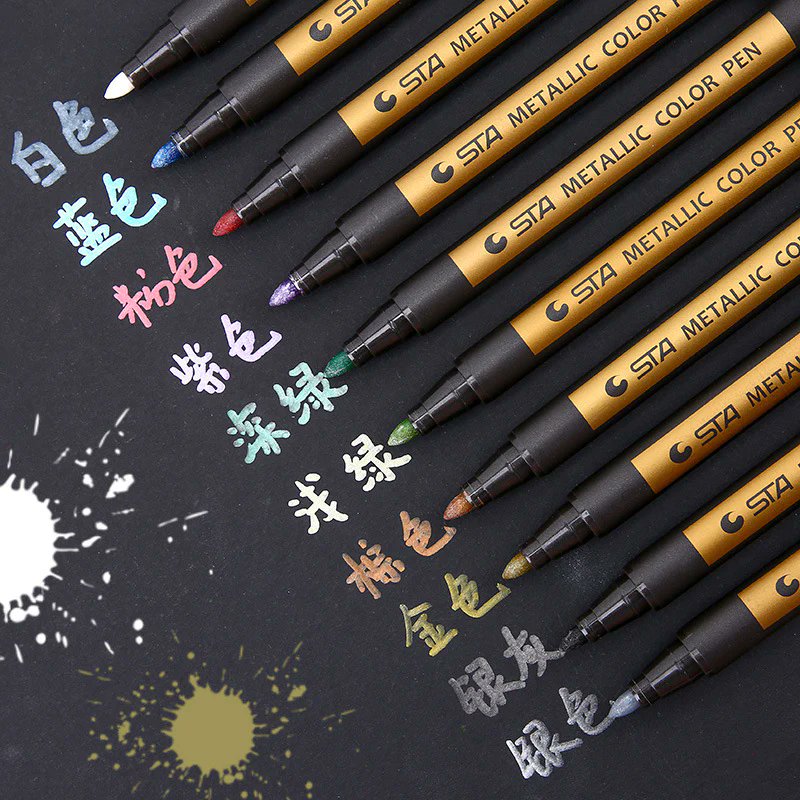 abphilosopher's tweet photo. Genuine STA Star 8151 Metallic color pen
🌟10% OFF with Coupon Code: abphilosopher🌟
#kawaiipen #Marker #Metallicpens #sketchingpen #stationery #kawaiipen #kawaiistationery #japanesestationery #backtoschool #backtoschoolsupplies
ad
👇
https://t.co/XatNt5dsZQ https://t.co/AsNldlGu5R