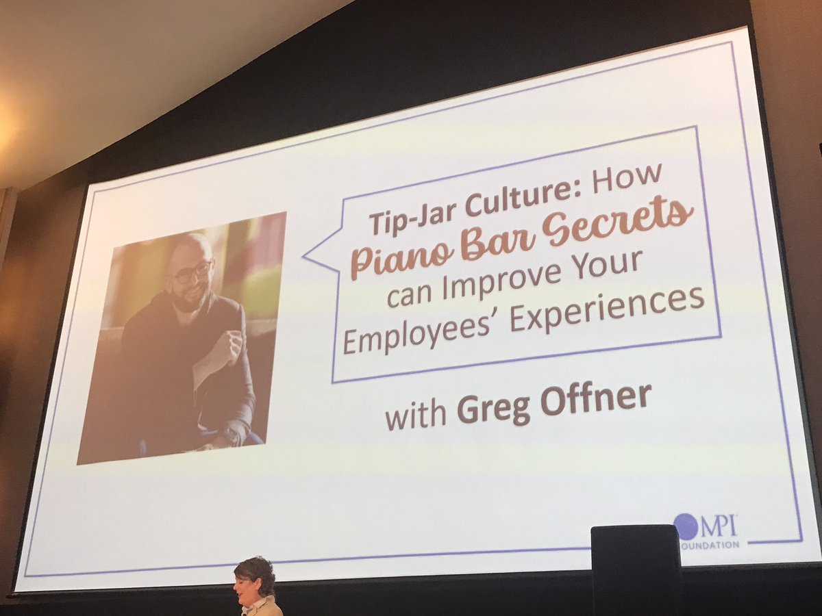 meetingstoday's tweet photo. At @MPI’s Thought Leaders Summit listening to speaker Gregory Offner: These are the typical people in any org: rock stars; rock steadies; leapers; and sleepers. #EventProf #MPIF #TLS #VisitMobile #MPI @gregoryoffnerjr https://t.co/nT9LuHsBQp