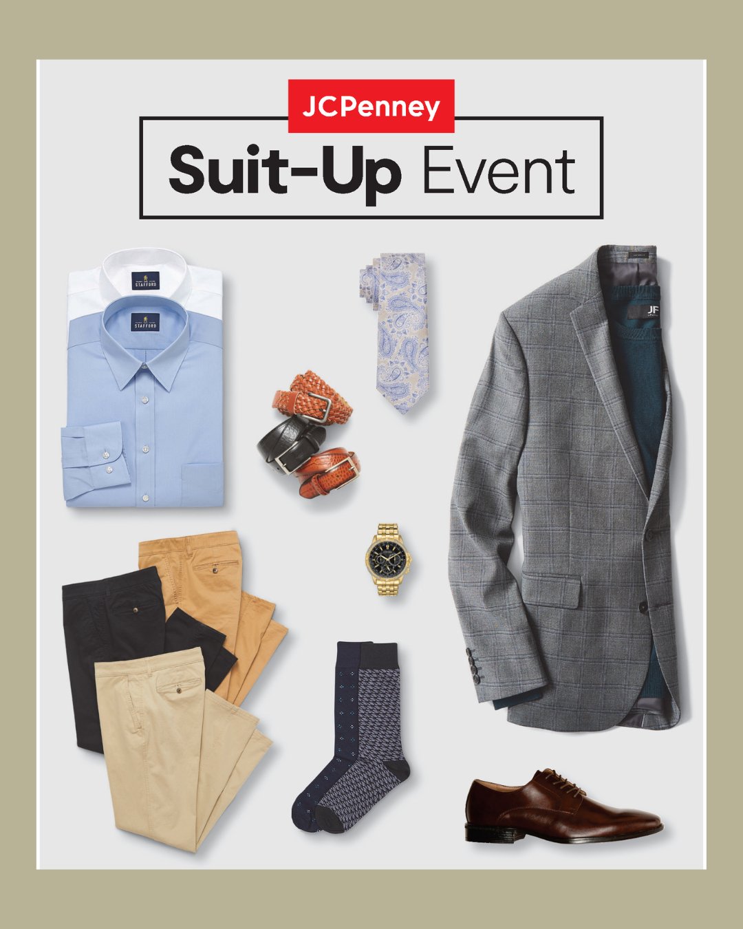 UCF Career Services on X: Be a professional in looking good!👞 Our office  is partnering with @jcpenney for an Online Suit-Up Event happening now! 👚  Text HIREUCF to 67292 to receive an