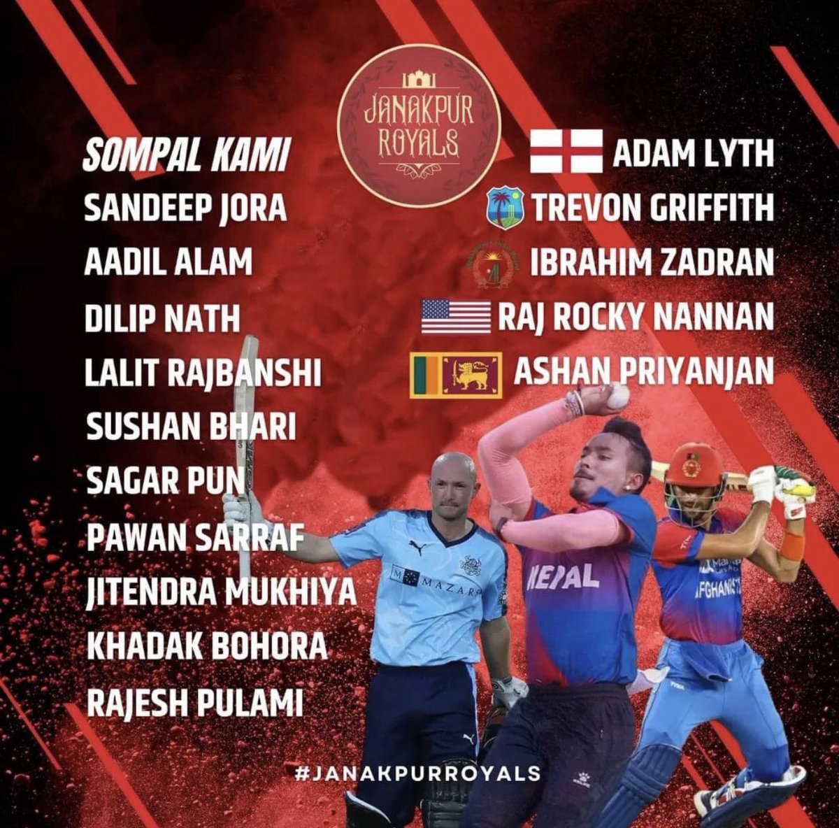 I feel incredibly privileged to be a member of Janakpur Royals. I appreciate your choosing me. Thankyou team <a href="/JanakpurRoyals/">Janakpur Royals</a>