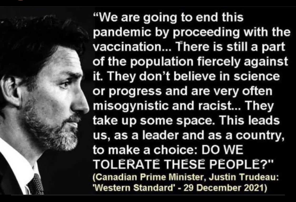 canada2021dgopg's tweet photo. @ZubyMusic Our PM hated unvxed.
Many docs including head of CMA talked about withholding treatment from unvxd.
But everyone wants taxes from unvxed. Unvxed couldn't fly, enter Walmart, get a job, take a cruise, sit in a restaurant. They were not even eligible for EI - that they paid into !! https://t.co/W902cyBcpt