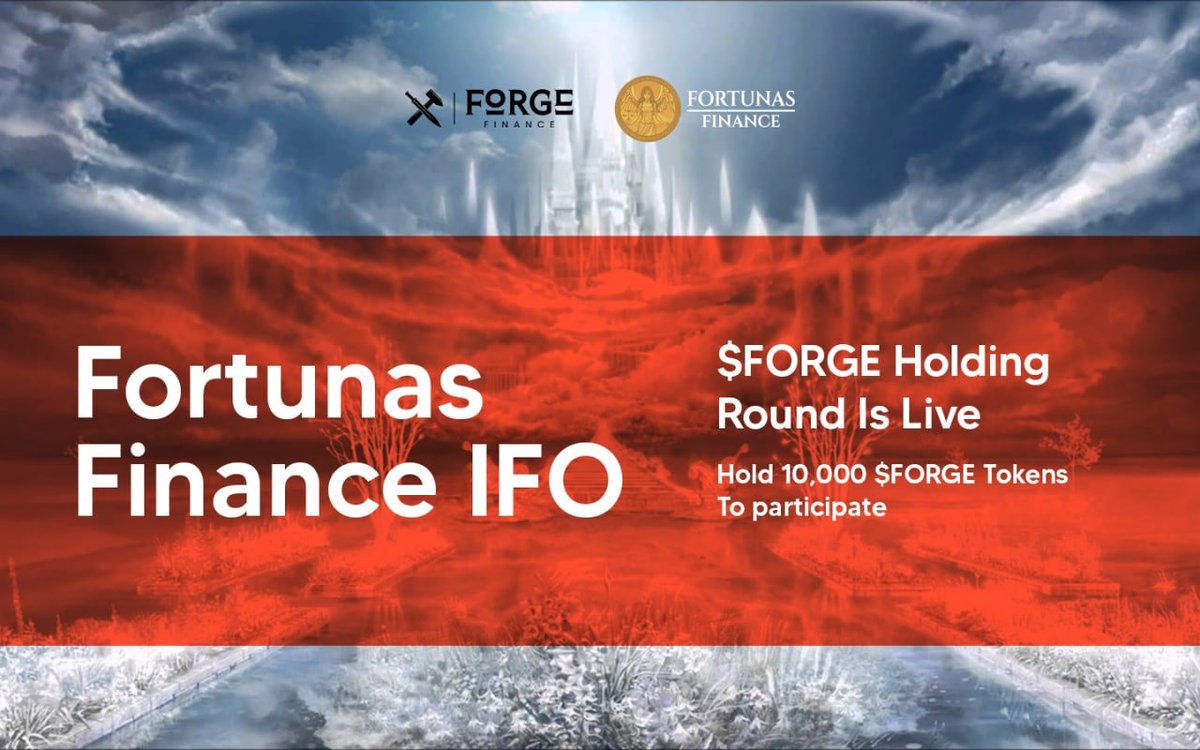 ForgeBSC's tweet photo. Round 2 of the presale is LIVE now!!! 🗣

https://t.co/yF1aK0Ft8F

In this round, if you hold 10,000 $FORGE tokens in your wallet, you will be able to participate!!!

Buy $Forge Tokens Here:
🏪 Buy $FORGE (set slippage to AT LEAST 8%)
https://t.co/0i31KkxQmT https://t.co/MqTgcCEQLm