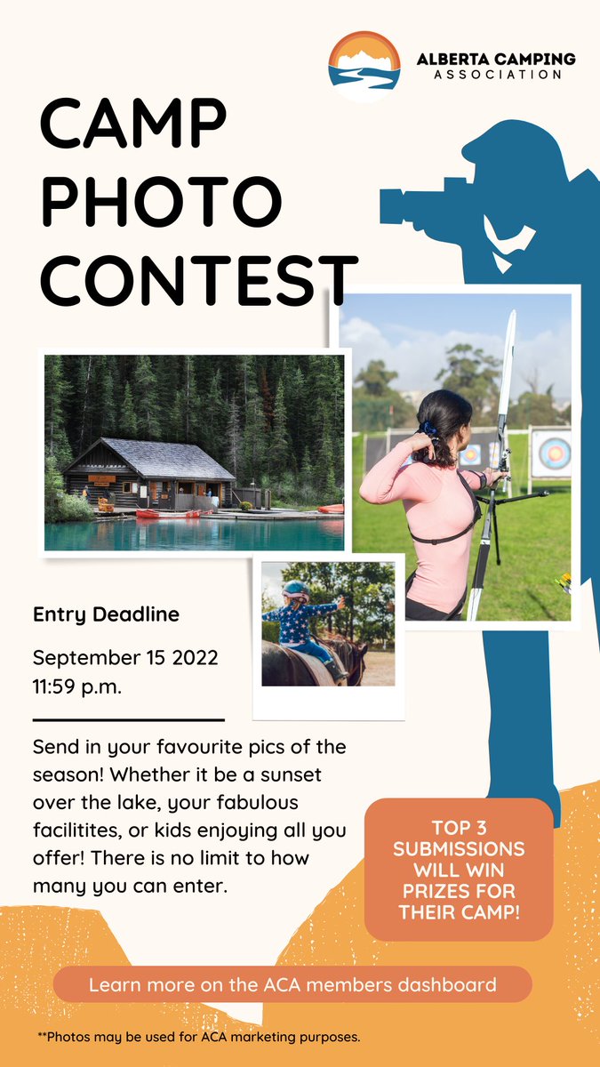 Only a few days left to enter our summer camp photo contest! 

Email your favourite photos to rachel@albertacamping.com for a chance to win prizes for your camp!