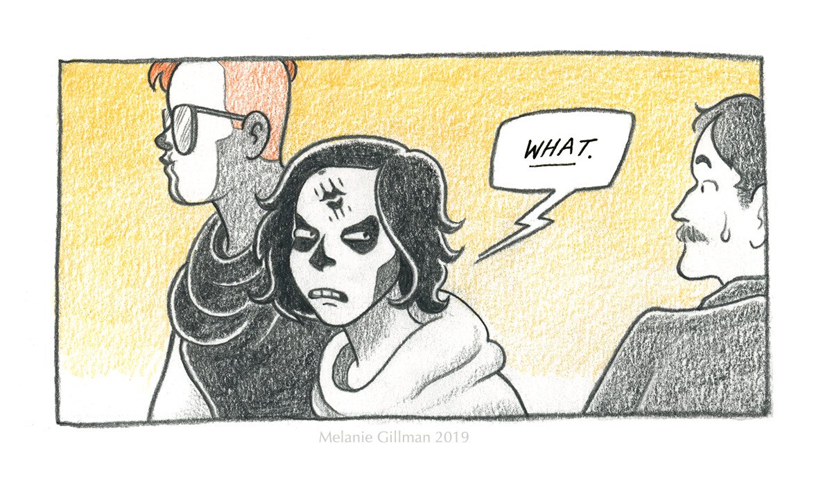 melgillman's tweet photo. Happy Nona the Ninth eve to all who celebrate 🙏🦴✨

here’s the best and dumbest set of fan art I have ever drawn https://t.co/adSfCqRTn5