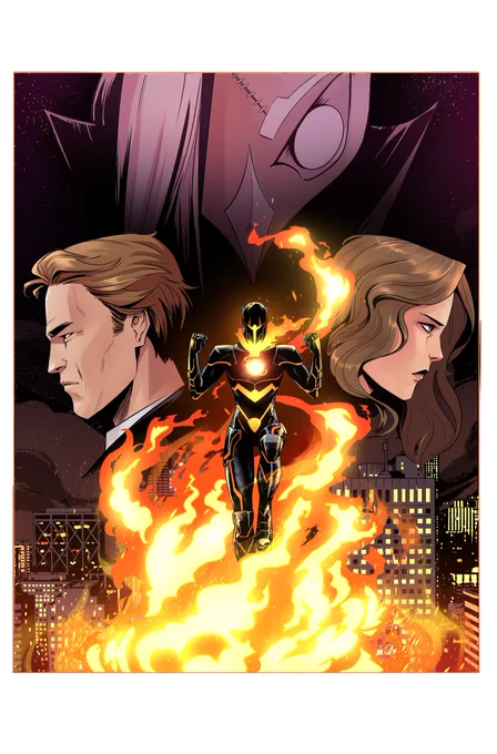 My variant cover for Rogue Sun #7  