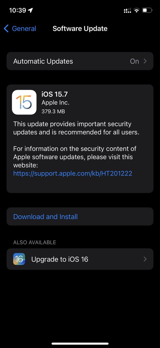 aravindnair's tweet photo. Finally its here #ios16 https://t.co/zGdyS47jZq