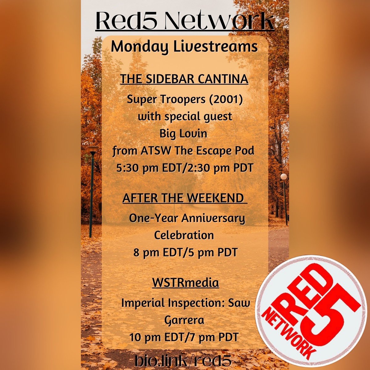 YOUR Red 5 Network tweet media