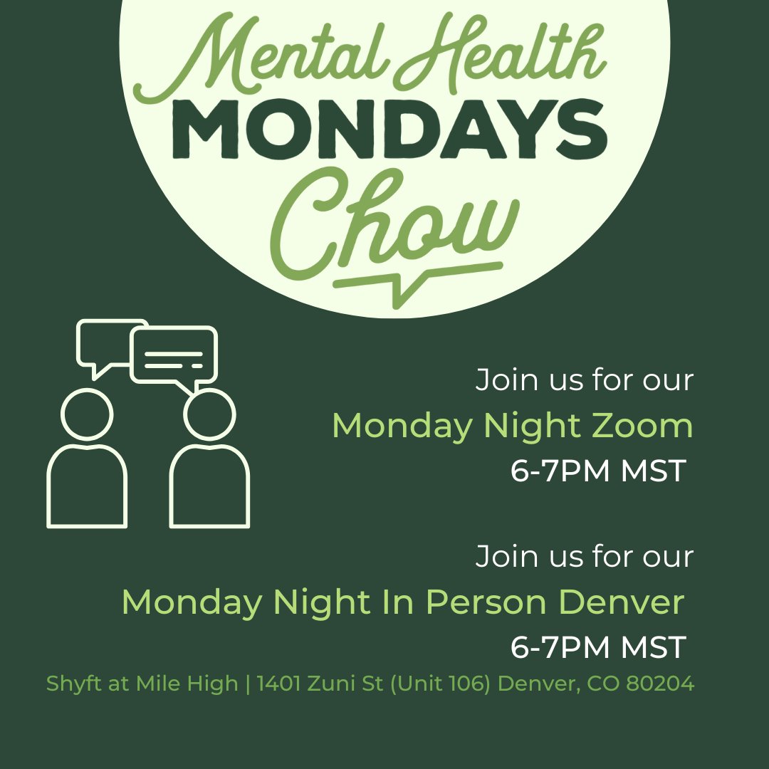 #MentalHealthMonday! Join us at chowco.org