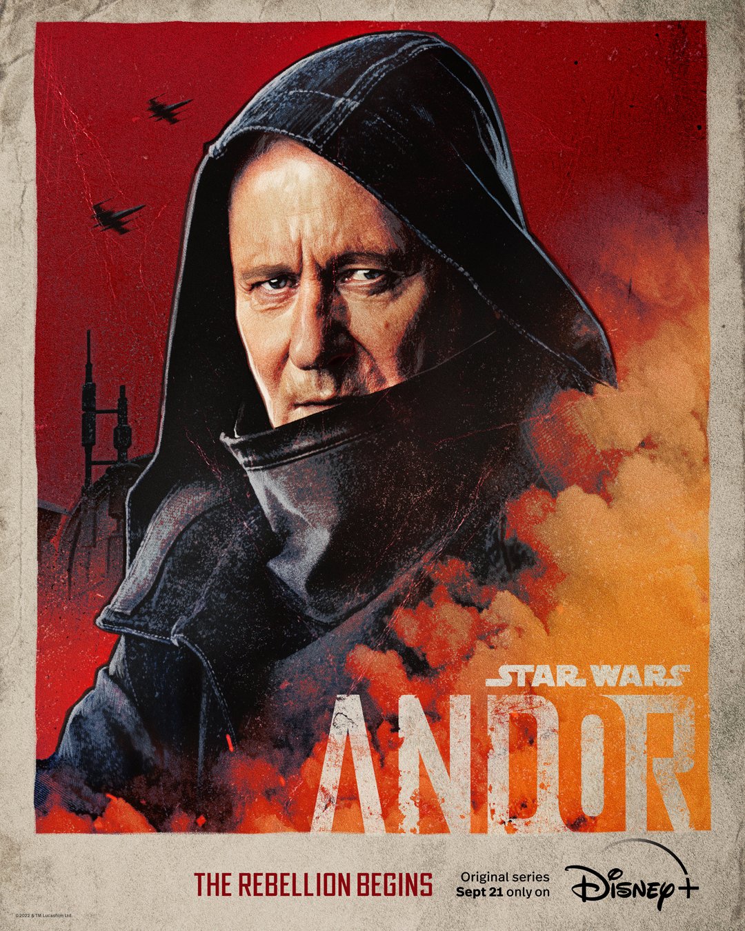 Star Wars Andor karakterposters op Disney Plus België 