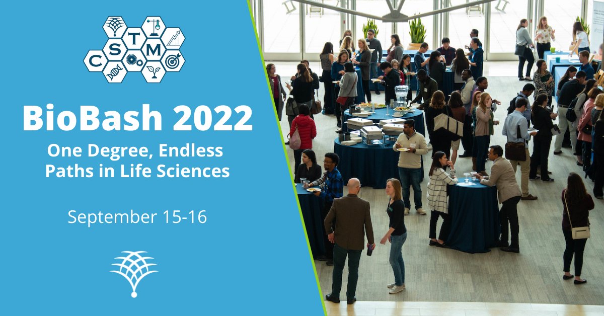 DanforthCenter's tweet image. Registration is open for #BioBash2022, our annual career #networking and job fair event! Register to attend a panel discussion, trainee-led poster session, industry-led seminar, and networking mixers🔬loom.ly/wCb9z_A