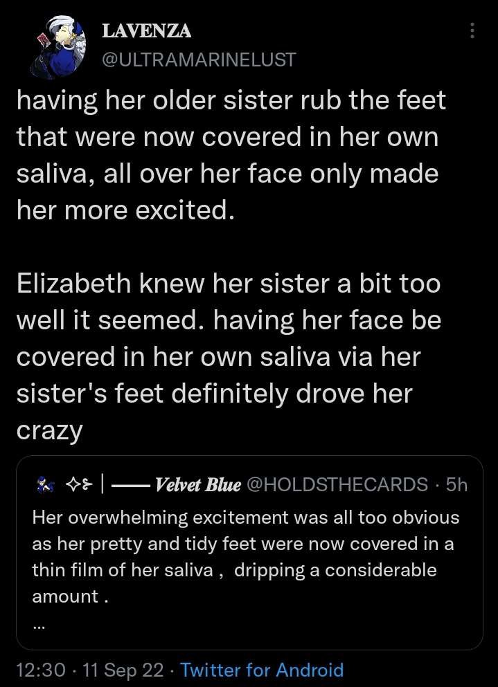 COGNITIVEREBEL's tweet photo. // cw: incest

 oh right i forgot to post those screnshots i was sent so uh

anyway yeah ew yucky persona incest rp plus lavenza is literally designed to look like a young girl + acts like one?  + report + block + im cool + uh something joke i really dont care this is just gross https://t.co/jjtV9SdQoW