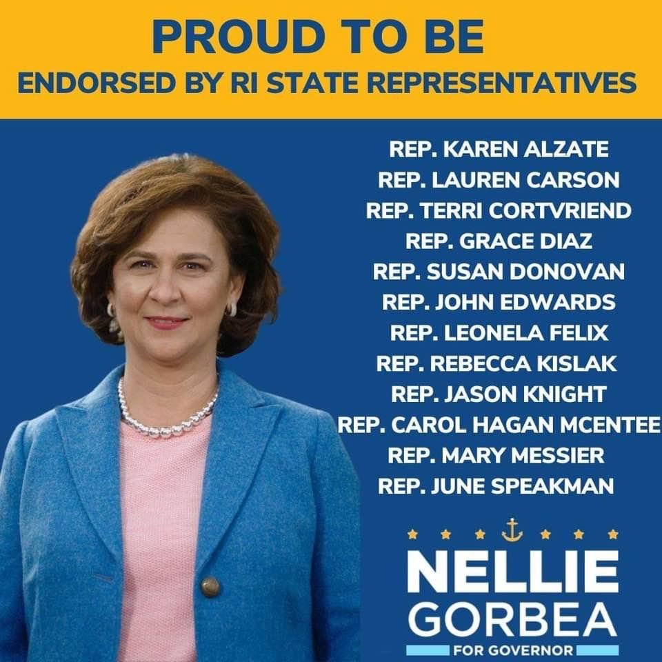 repmcentee33's tweet photo. Please consider Voting in the Democratic Primary for @NellieGorbea as our next Governor! You can vote today at your city or town hall or tomorrow September 13th at your polling place!! https://t.co/CpoeLOhe4O