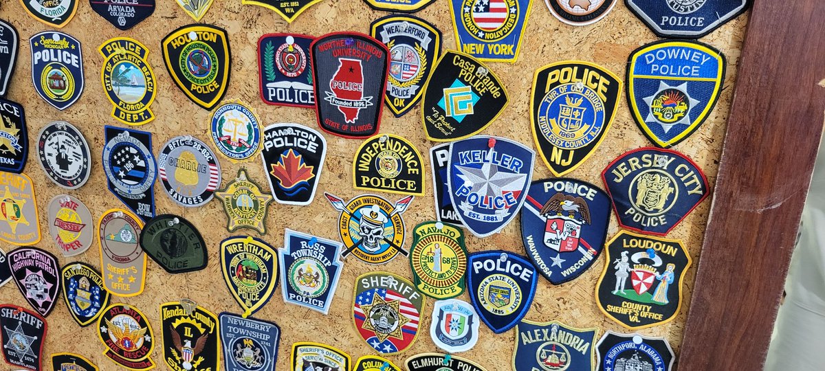 ServingInBlue's tweet photo. Coming to the end of #FBINA283. It has been an amazing experience & honor to serve with these great leaders. Before it's over, I had to get the KPD patch posted in a couple of places. What do you think about the placement @LWPD_CHIEF ?
#ServingInBlue #Texas https://t.co/yUwrMr1PSi