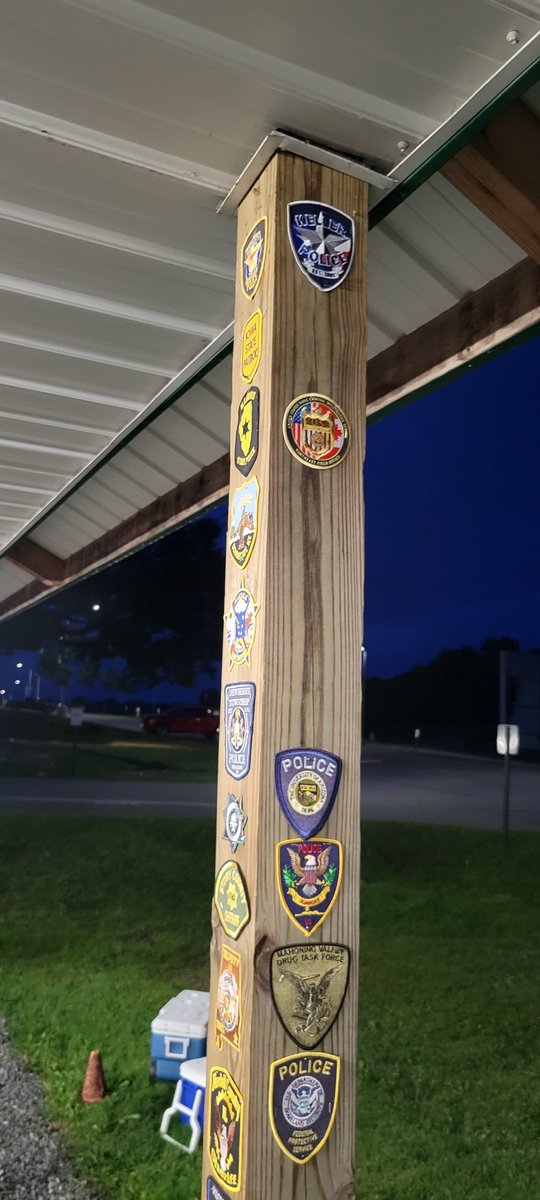 ServingInBlue's tweet photo. Coming to the end of #FBINA283. It has been an amazing experience & honor to serve with these great leaders. Before it's over, I had to get the KPD patch posted in a couple of places. What do you think about the placement @LWPD_CHIEF ?
#ServingInBlue #Texas https://t.co/yUwrMr1PSi