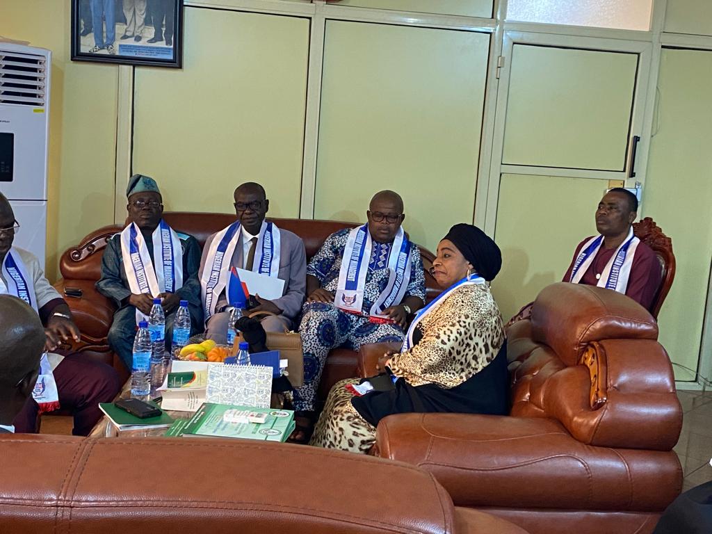 NgProductivity's tweet photo. Today, the Executive of Nigerian Institute of Management (NIM), Abuja Chapter paid a courtesy visit to the Director General, National Productivity Centre, Dr. Kashim AKOR. #NPC #Productivity #ngproductivity #NPCmediateam https://t.co/t2ruMbf6Dc