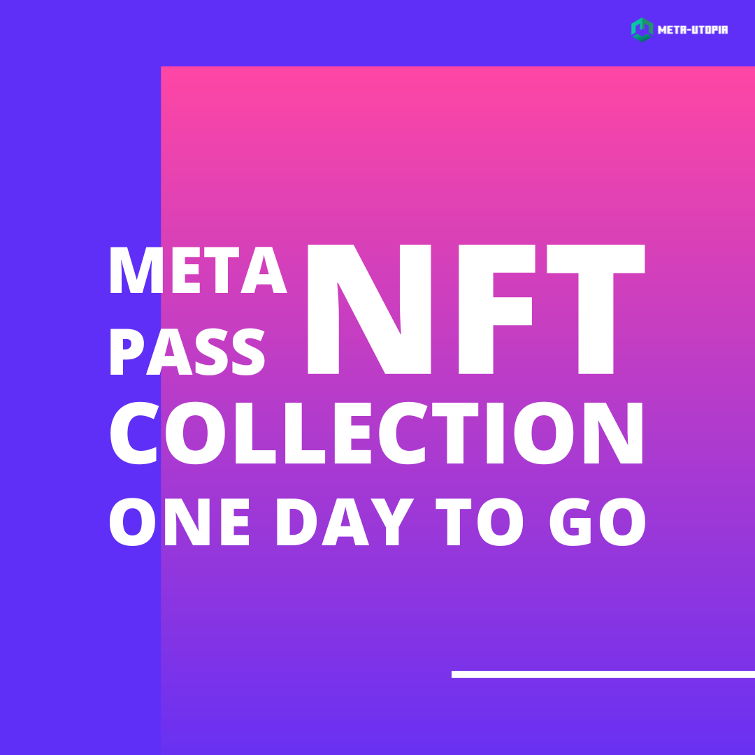 MW_MetaUtopia's tweet photo. Official Meta Utopia NFT collection launch TOMORROW! The Meta-Pass 😍🫶🏻

This limited collection passport will be exclusive to the citizens of Meta Utopia to mint and will allow owners key access into the full Meta Utopia ecosystem. 

Don’t forget to keep your $LANDs &amp; BLOCKs! https://t.co/6WrQSZIMhv