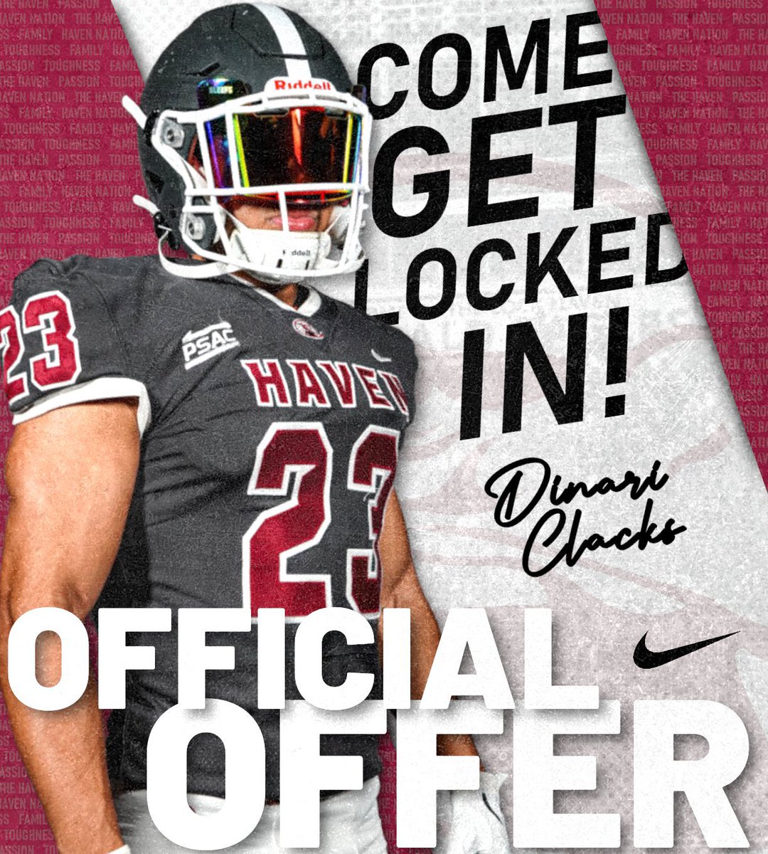 Dinari Clacks (@clacksdinari) on Twitter photo After a great talk with <a href="/CoachNVoorhees/">Nick Voorhees</a> I am excited to announce my second collegiate offer from <a href="/LHU_Football/">Lock Haven Football</a>!!! After a great talk with <a href="/CoachNVoorhees/">Nick Voorhees</a> I am excited to announce my second collegiate offer from <a href="/LHU_Football/">Lock Haven Football</a>!!!