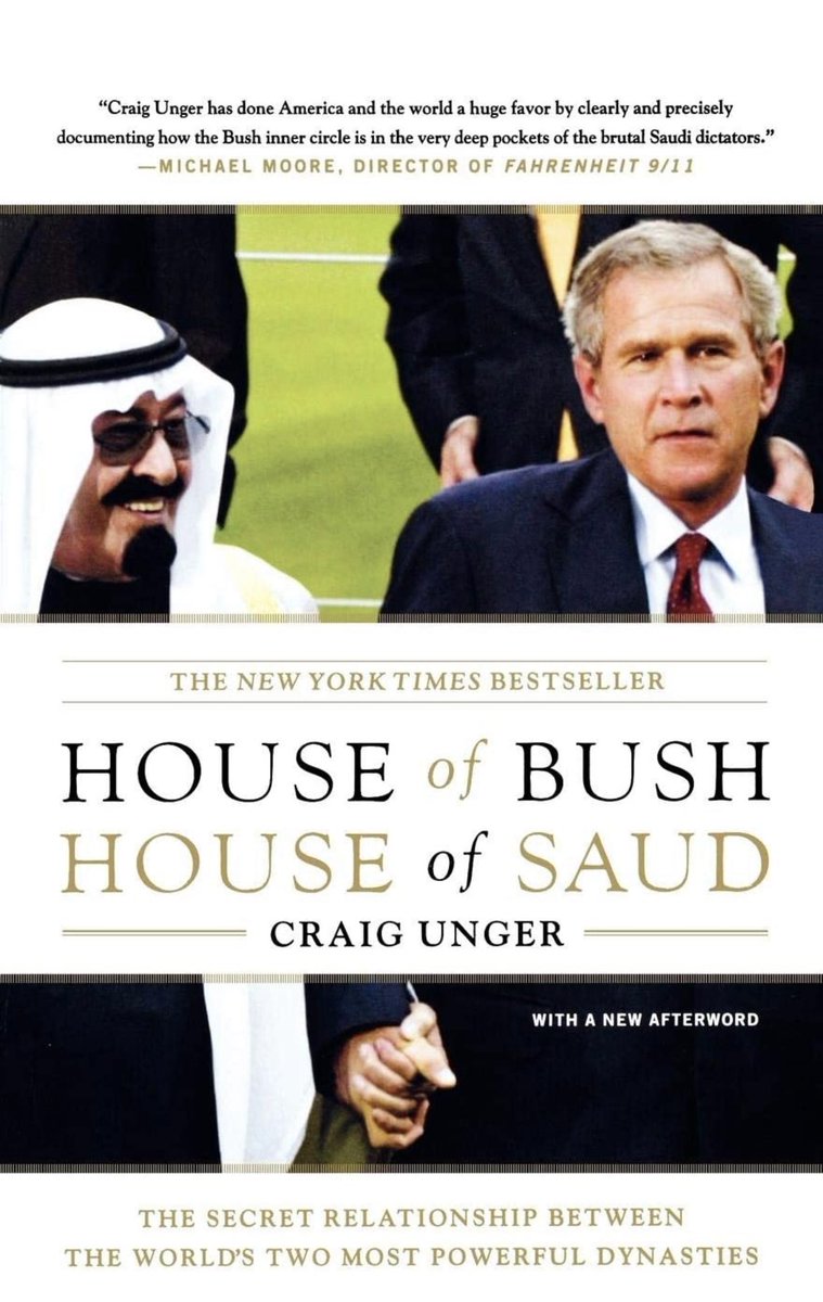WallOfMoms's tweet photo. @DashDobrofsky Read the book by @craigunger #HouseofBush #HouseofSaud https://t.co/W1NJSezwrJ