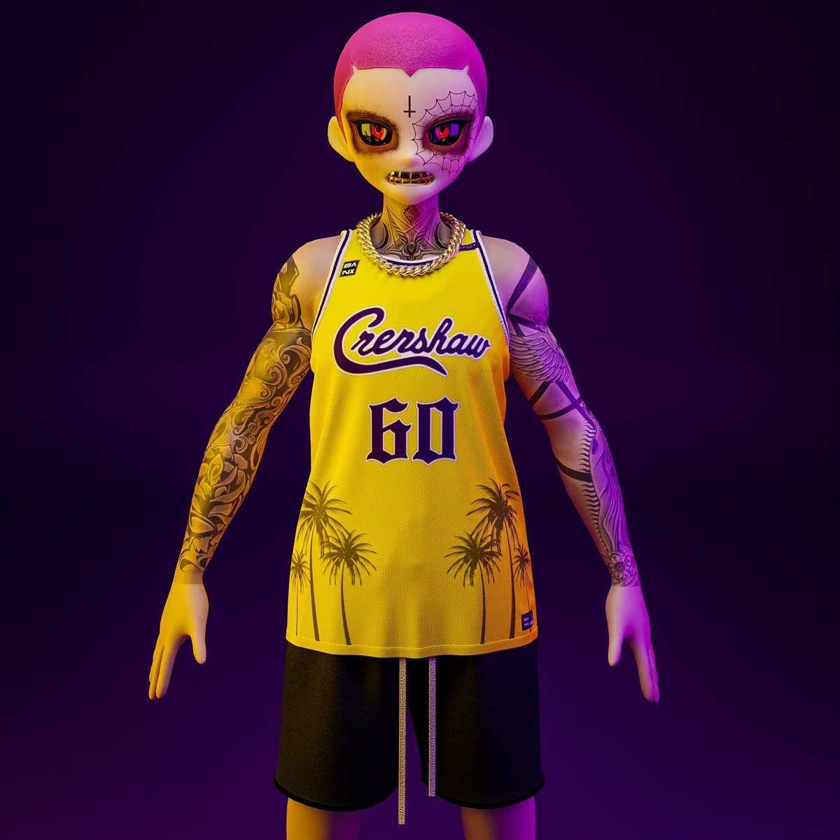rupsybanks's tweet photo. All this @KingJames x @RTFKT hype got me thinking.
I remember when @NipseyHussle passed, someone made a concept @Lakers Jersey to celebrate Nip.

I decided to bring it to the Metaverse!

The Marathon Continues! 🏁💙

@Zaptio @RTFKTcreators @clegfx @benitopagotto 

Like/RT 💪🏼 https://t.co/wQNvMMcwsR