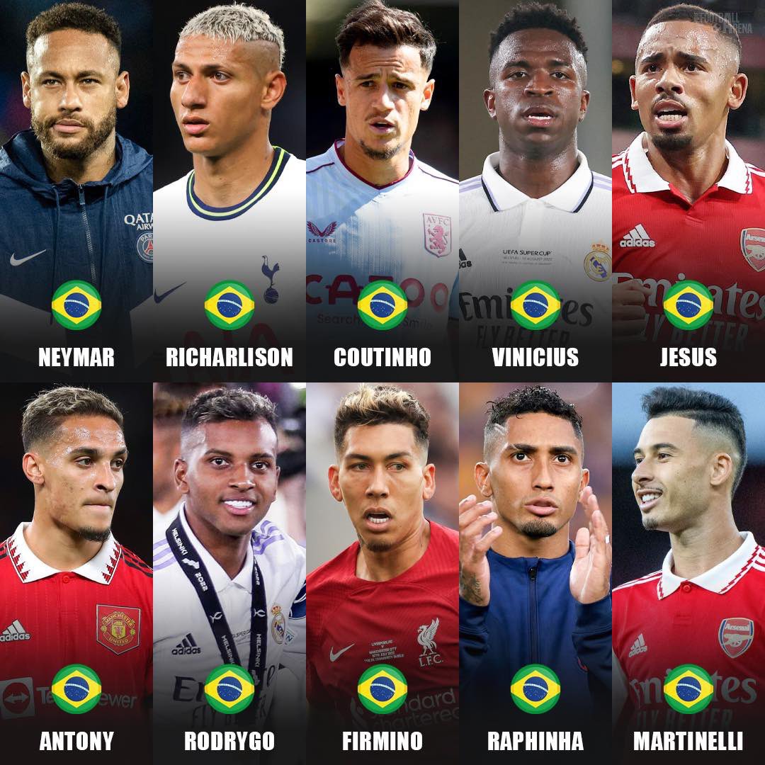 FrankKhalidUK's tweet photo. Who would you pick for Brazils front 3 at the @FIFAWorldCup later this year? 🇧🇷 https://t.co/ClEzfGFNHq