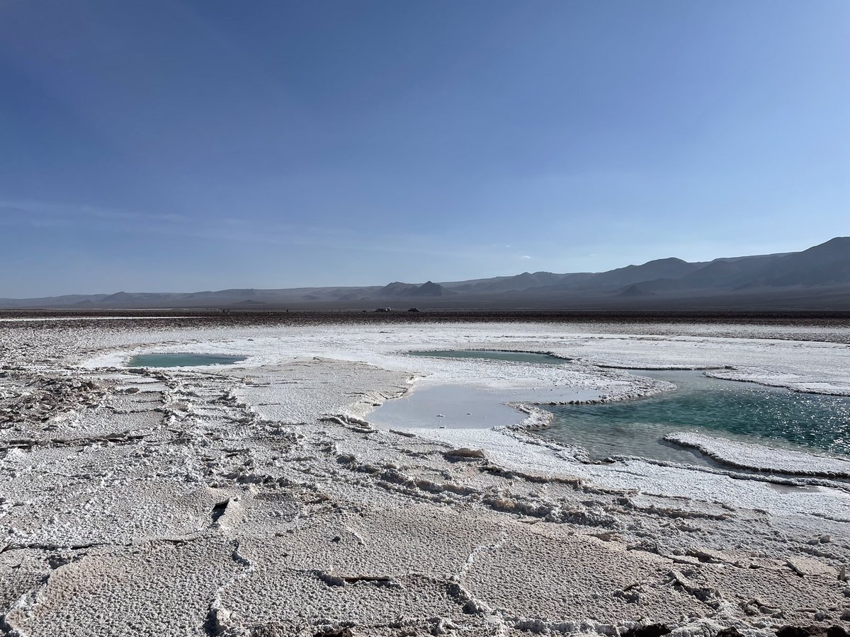 milachannn's tweet photo. In der Laguna Baltinache ist der Salzgehalt so hoch, dass man dort aufgetrieben wird. Zwar ist das für den Moment echt schön, im Nachhinein ist der ganze Körper jedoch von Salz überstreut. 🧂🥨 #studierenweltweit https://t.co/ec5AuPm22f