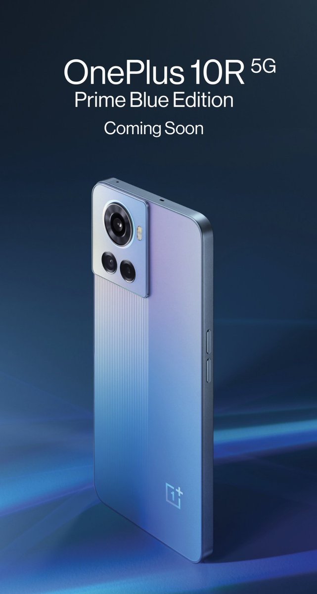 stufflistings's tweet photo. OnePlus 10R Prime Blue Edition launching later this month in India.
#oneplus #Oneplus10RPrimeBlue5G https://t.co/lYFT8JdK9f