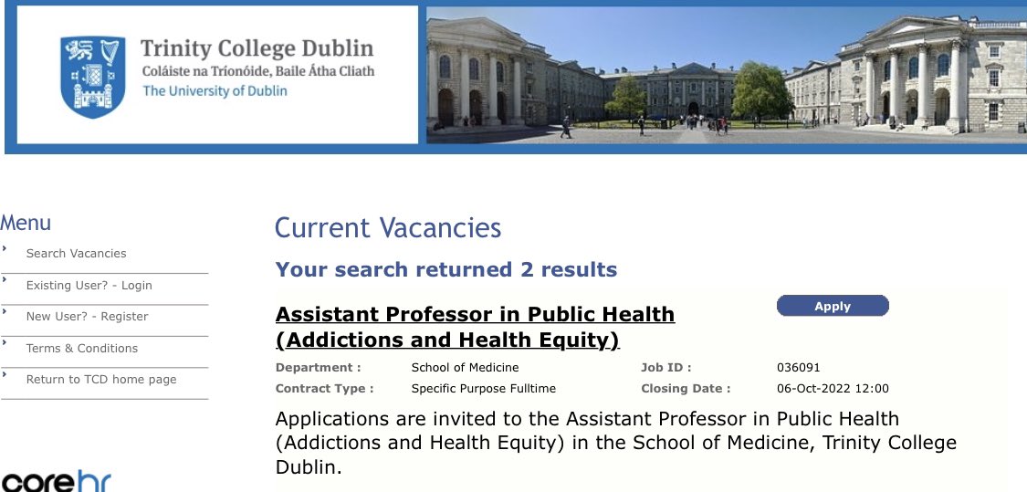 📢Fellow Tweeters I need your help! I looking for an Assistant Prof to join my team pls RT jobs.tcd.ie