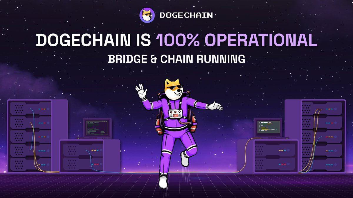 dogechaindex's tweet photo. ⚙ The maintenance of DogeChain has been completed, everything is back to normal. ( @DogechainFamily )

✅ Bridge: https://t.co/YDHe4TnCeF

✅ Multichain: https://t.co/S6WmFnqt1x

#DogeChain $DC 🌉 #DogeCoin $DOGE https://t.co/ONIiwR4I2u