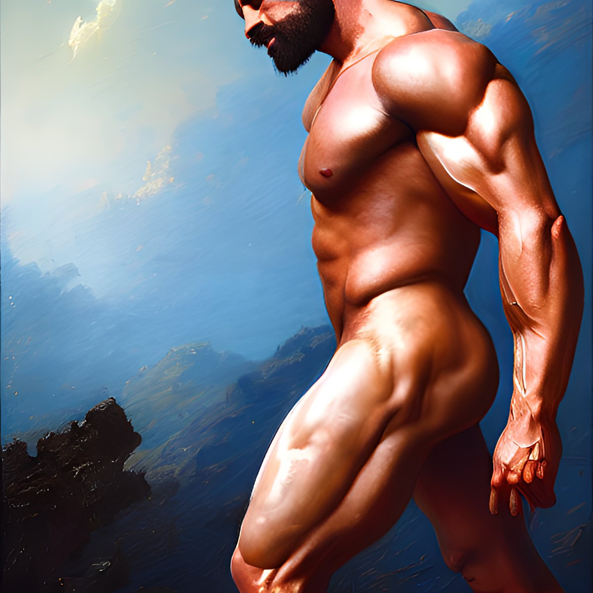 aihunks's tweet photo. #AiArt #AiMen #AiHunks #guys #musclemen #hotmen #digitalArt #abs https://t.co/ZMsbYaM1ZO