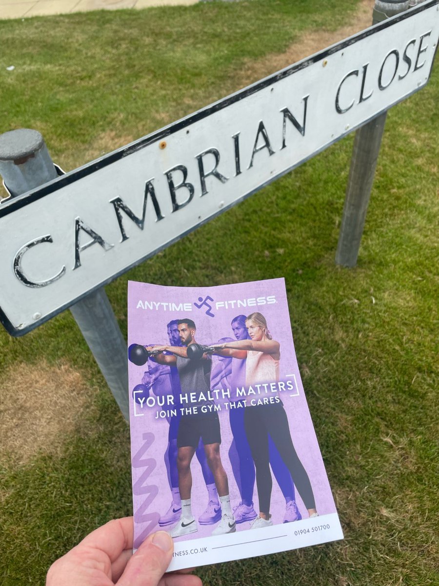 AnytimeFitYork's tweet photo. 💜 This week's Fit Street is Cambrian Close! 💜
ALL Residents of Cambrian Close, you can receive your FIRST 2 WEEKS FREE when joining us at Anytime Fitness York!
Must be redeemed by Sunday!
Register your interest 👇
https://t.co/PsHs7q6a3l https://t.co/kyqf6GDEWL