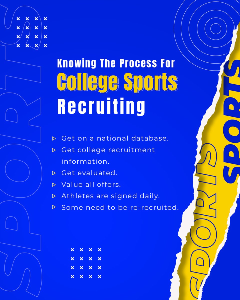 People experience failures in the college sports recruiting process. Enhance your chances by learning these tips to be drafted in college sports. 

For more information visit our website nextlevelsportservices.com

#SportsRecruitment #athlete #recruitment #athletictraining